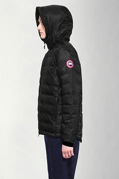 Chamarras Canada Goose Mujer Mexico - Camp Chaqueta De Plumas Negros LE4791063